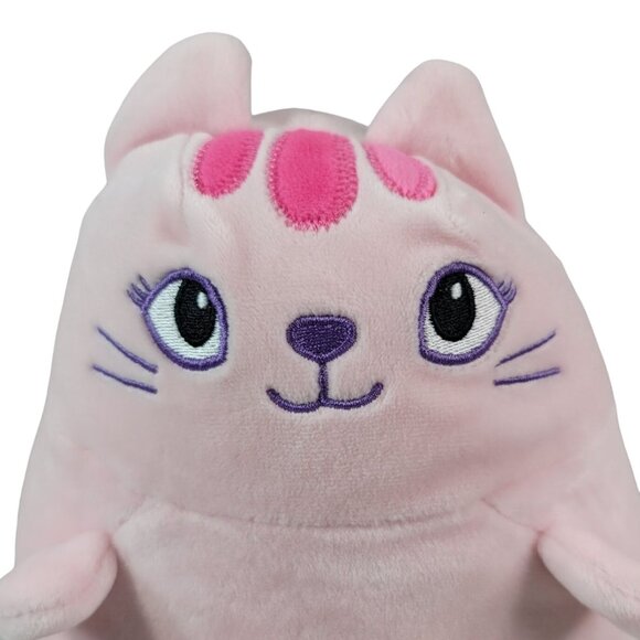 2/$15 Animal Adventure Cat Plush Pink 7.5" Fuzzy Tail Cutie Pie Squishy 2020 - Picture 2 of 11